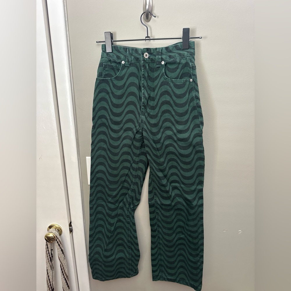 Beginning Boutique Emerald Wave Trousers